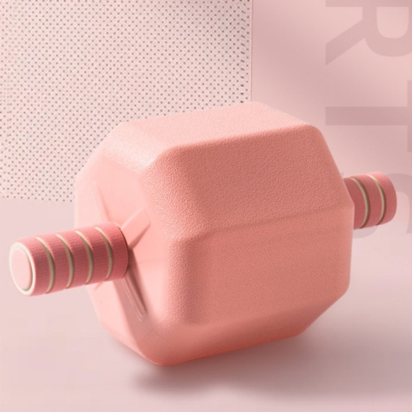 Fitness Fillable Rubber Dumbbell(Pink)