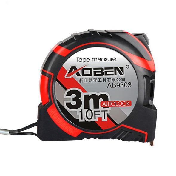 Aoben Retractable Ruler Measuring Tape Portable Pull Ruler Mini Tape Measure, Length: 3m Width: 19mm