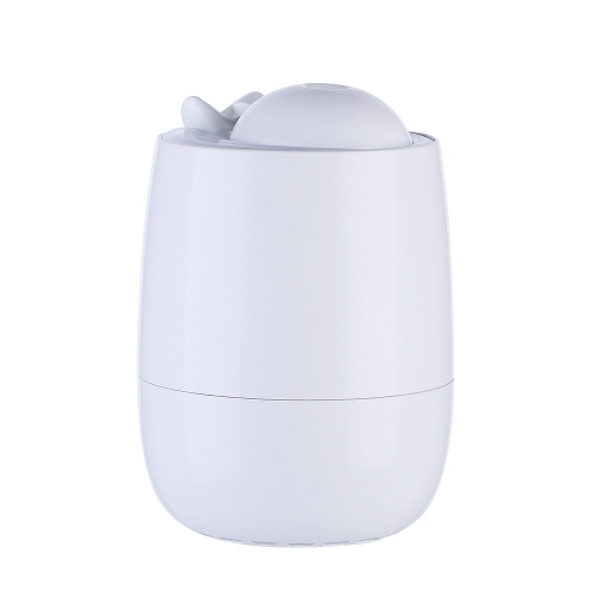 BD-918 3 in 1 Multi-Function USB Plug-In Fan Night Light Air Humidifier(Pure White)