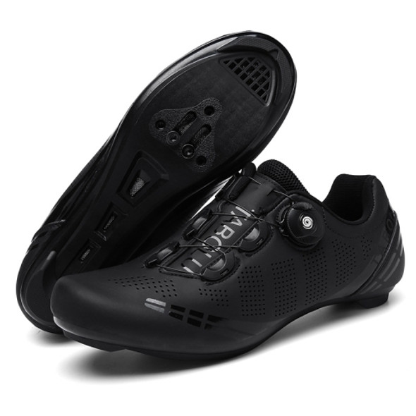 T27 Cycling Breathable Power-Assisted Mountain Bicycle Shoes, Size: 38(Highway-Black)