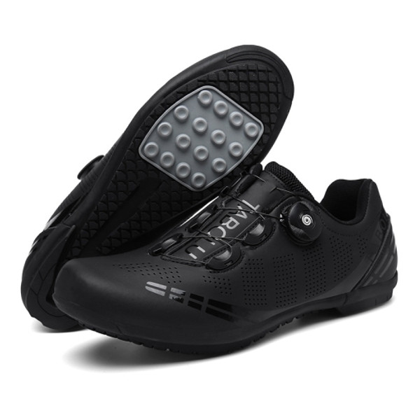 T27 Cycling Breathable Power-Assisted Mountain Bicycle Shoes, Size: 40(Rubber-Black)