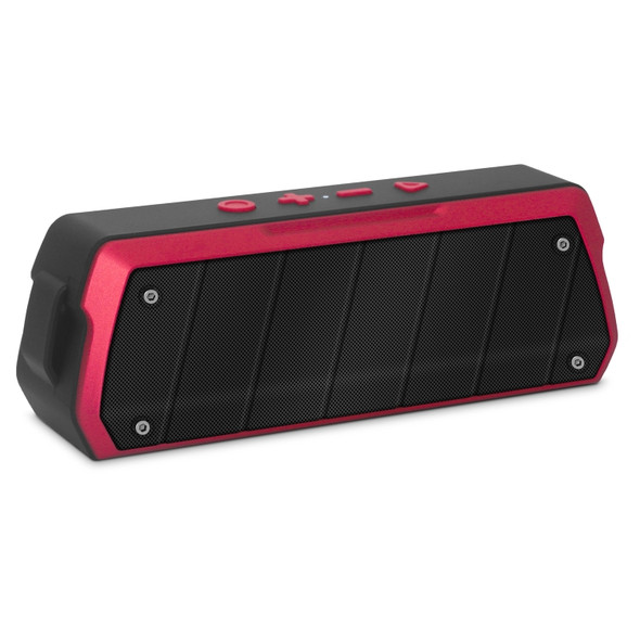 NewRixing NR-5000 IPX5 High Fidelity Bluetooth Speaker, Support Hands-free Call / TF Card / FM / U Disk(Red)