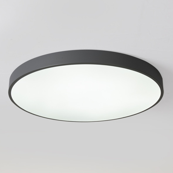 Macaron LED Round Ceiling Lamp, White Light, Size:78cm(Grey)