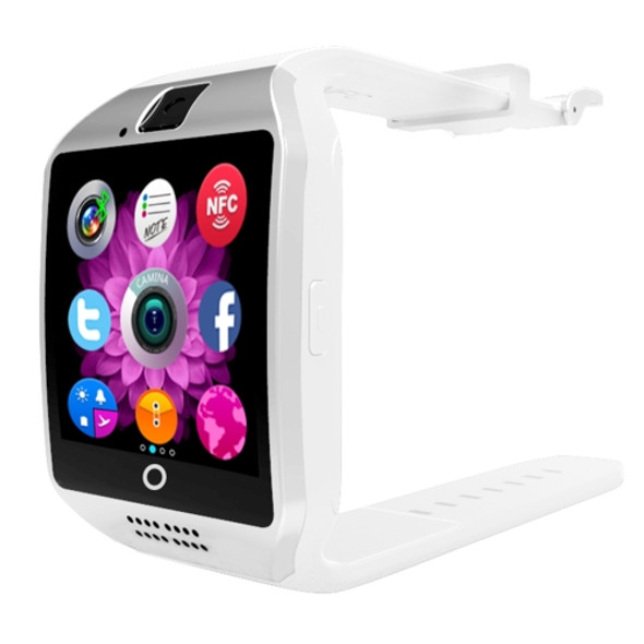 Q18 1.54 inch TFT Screen MTK6260A 360MHz Bluetooth 3.0 Smart Watch Phone, 128M + 64M Memory(White)