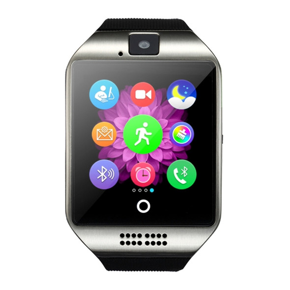 Q18 1.54 inch TFT Screen MTK6260A 360MHz Bluetooth 3.0 Smart Watch Phone, 128M + 64M Memory(Silver)
