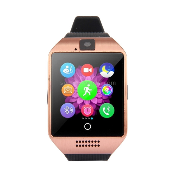 Q18 1.54 inch TFT Screen MTK6260A 360MHz Bluetooth 3.0 Smart Watch Phone, 128M + 64M Memory(Gold)