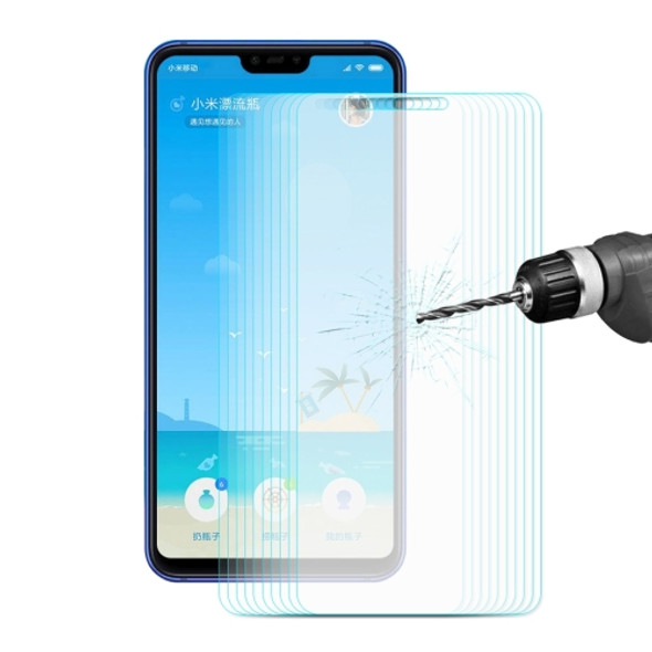 10 PCS ENKAY Hat-prince 0.26mm 9H  2.5D Full Screen Tempered Glass Film for Xiaomi Mi 8 Lite