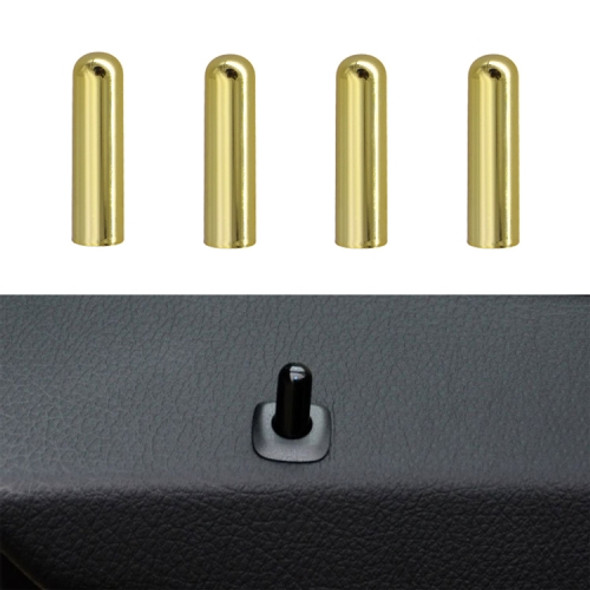 4 PCS Car Unlock Cover Door Bolt Door Handle for BMW X1 / X6 (Gold)