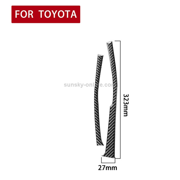 Car Carbon Fiber Side of Gear Decorative Sticker for Toyota Corolla / Levin 2014-2018, Right Drive