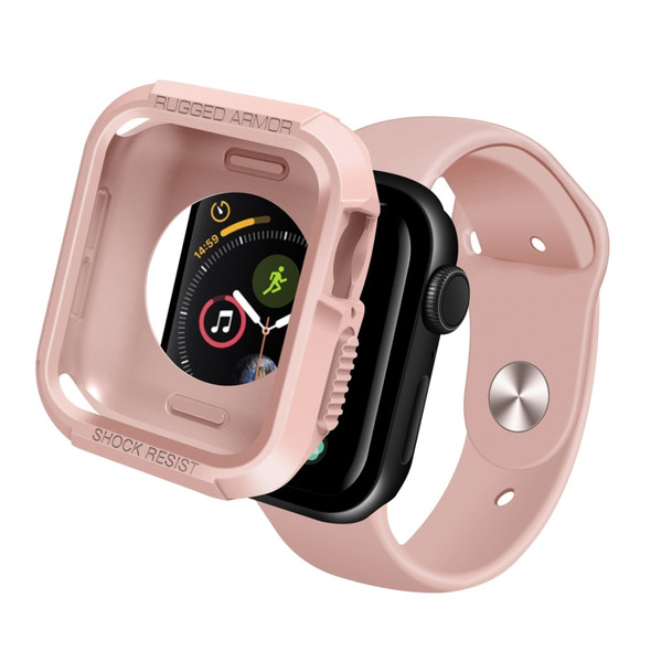 Silicone Shockproof Watch Protective Case For Apple Watch Series 7 41mm(Pink)