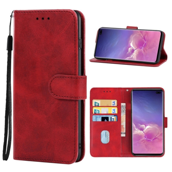 Leather Phone Case For Samsung Galaxy S10(Red)