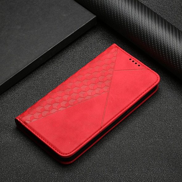 For Google Pixel 6 Skin Feel Magnetic Leather Phone Case(Red)