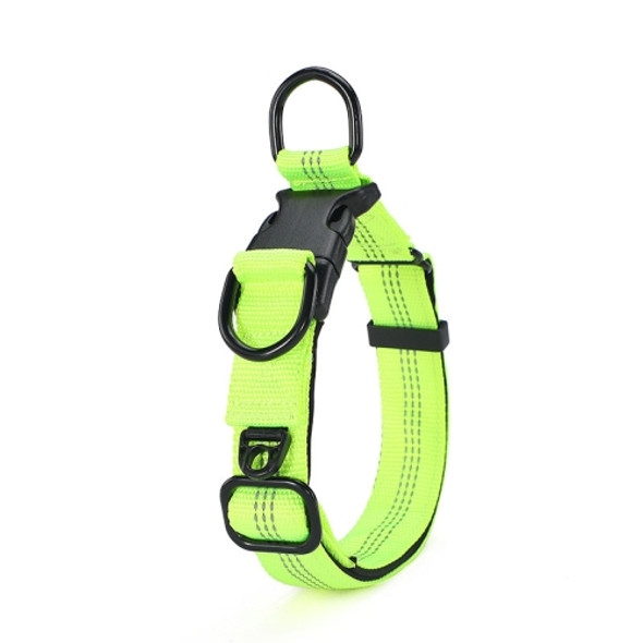 CW1100 Telescopic Dog Collar, Specification: XL 35-55cm(Fluorescent Green)