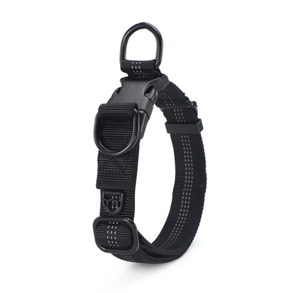CW1100 Telescopic Dog Collar, Specification: XL 35-55cm(Black )