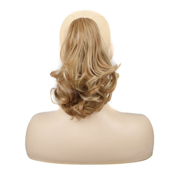 Women Curly Hair Short Ponytail Wig With Shark Clip(22H24 #)