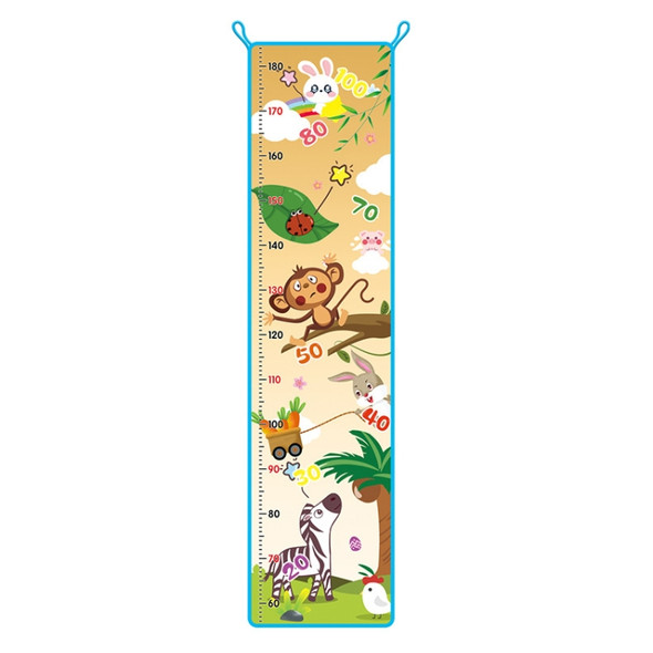Children Measuring And Increasing Height Ruler, Style: Animal 4 Patches+6 Sticky Balls+2 Hooks
