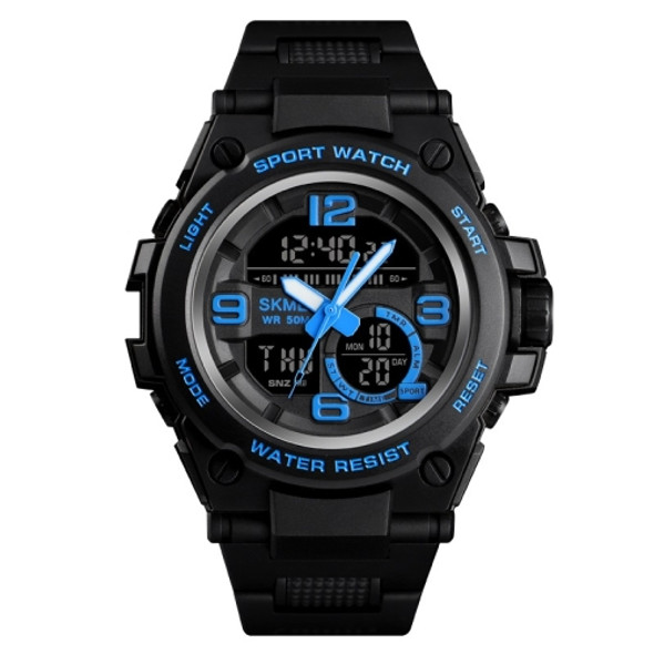 SKMEI 1452 Outdoor Sports Electronic Watch Multifunctional Waterproof Watch(Blue)