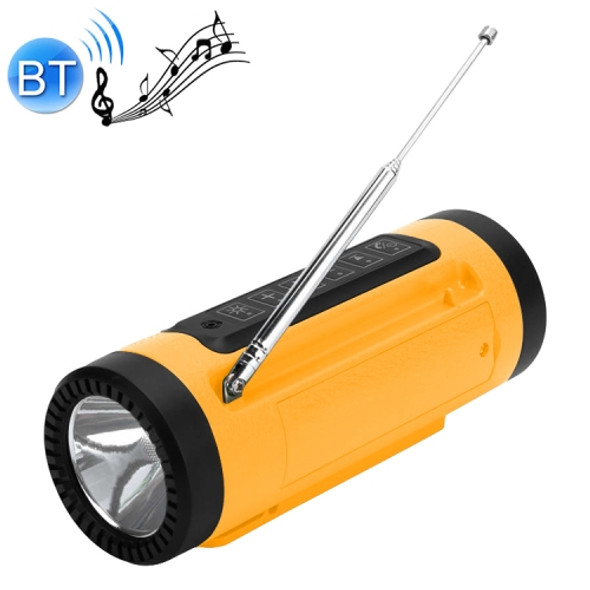 PL-89 Mini Bluetooth Speaker 2 in 1 Outdoor Sports Flashlight & Speaker Support Power Output(Orange)