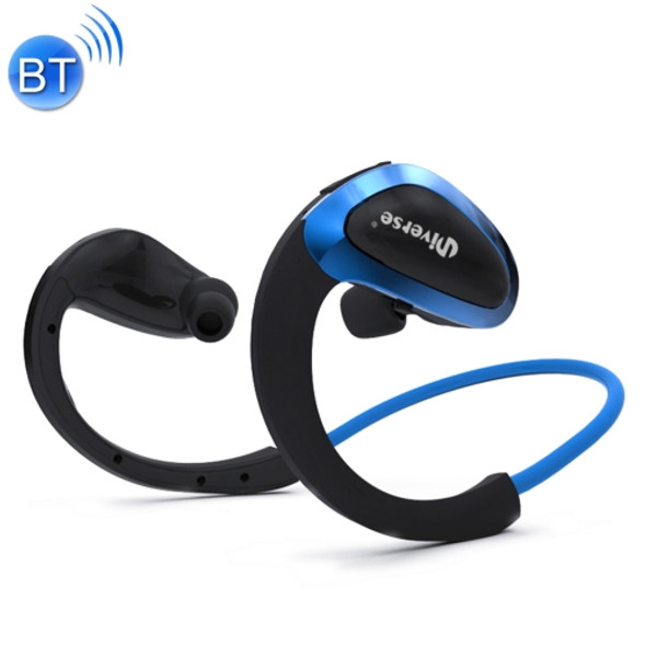 Universe XHH-802 Sports IPX4 Waterproof Earbuds Wireless Bluetooth Stereo Headset with Mic, For iPhone, Samsung, Huawei, Xiaomi, HTC and Other Smartphones(Blue)