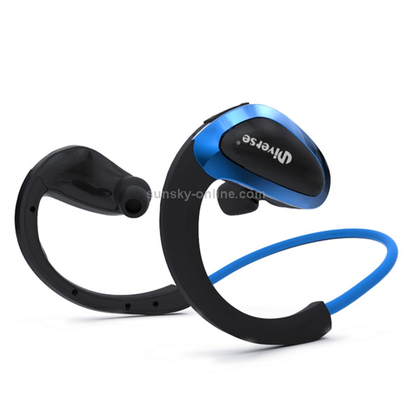 Universe XHH-802 Sports IPX4 Waterproof Earbuds Wireless Bluetooth Stereo Headset with Mic, For iPhone, Samsung, Huawei, Xiaomi, HTC and Other Smartphones(Blue)