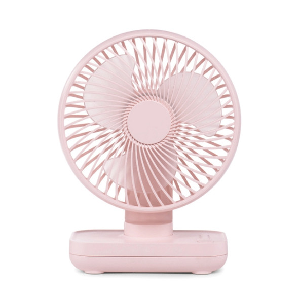 D606 4W USB Rechargeable Portable Four-speed Adjustable Desktop Fan(Pink)