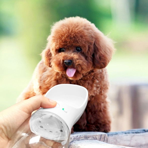 Outdoor Travel Portable Pet Drinking Water Cup Water Feeder, Capacity: 350ml (White)