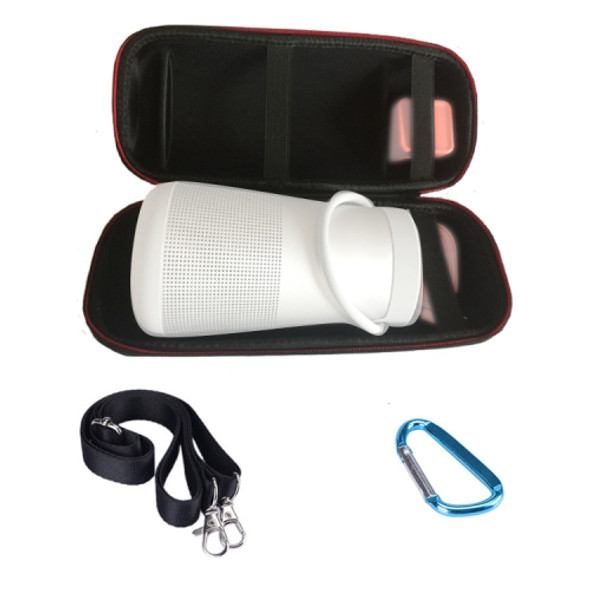 Portable Shockproof Bluetooth Speaker Single Shoulder Protective Box Storage Bag for BOSE Soundlink Revolve+ (Black)