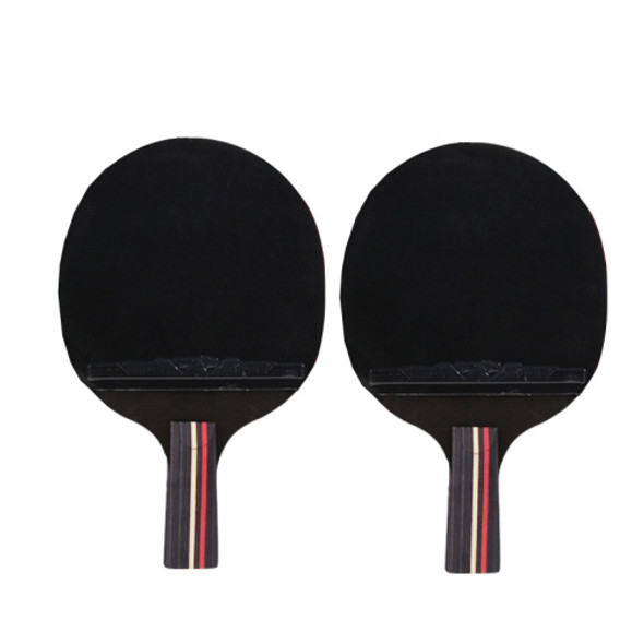 HUIESON HS-D-P01 Three Star 7 Layers Pure Wood Double-sided Reverse Adhesive Table Tennis Racket Set, Specification: Pen Hold Grip Racket
