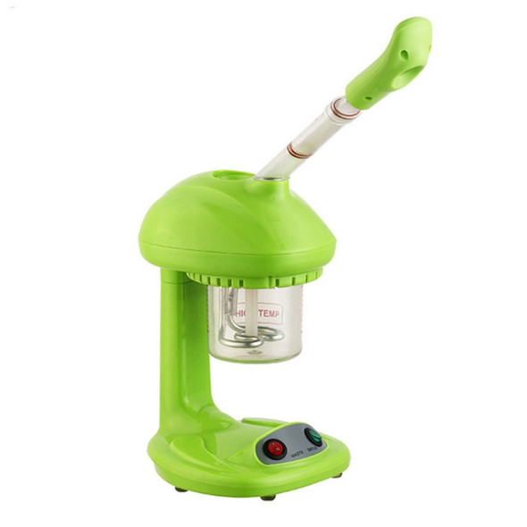 Household Face Steaming Device Beauty Humidifier Nano Face Steamer Automatic Alcohol Sprayer, Specification:UK Plug(Green)