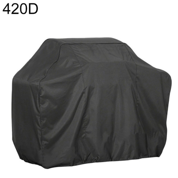 80x66x100cm 420D Oxford Cloth BBQ Square Protective Bag Charcoal Barbeque Grill Cover(Black)