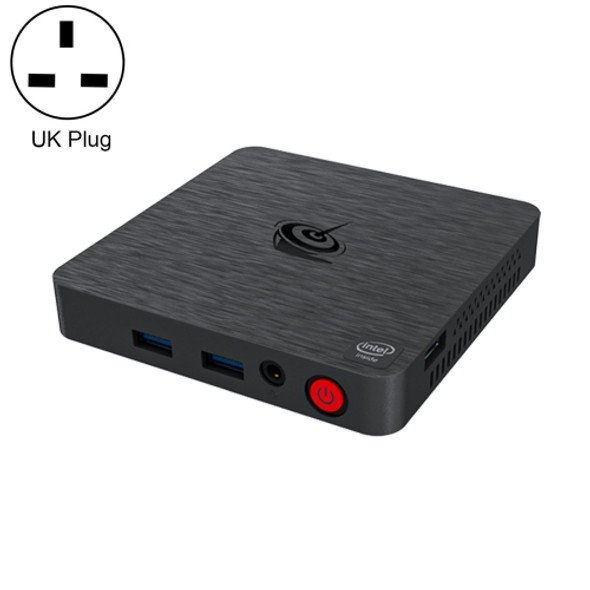 Beelink T4 PRO Windows 10 System Mini PC, Apollo Lake Processor N3350 2M Cache 1.10GHz-2.4GHz, Support Dual-band WiFi & Bluetooth & RJ45, 4+64GB, UK Plug