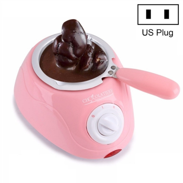 Single Oven Chocolate Melting Machine Kitchen Utensils Essential Oil Handmade Soap Melting Pot, US Plug(Pink)