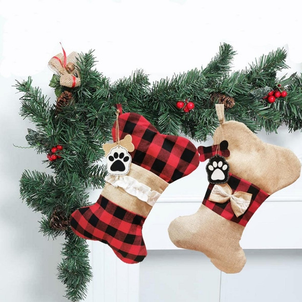 Christmas Sock Gift Bag Ornament(Burble Bone)