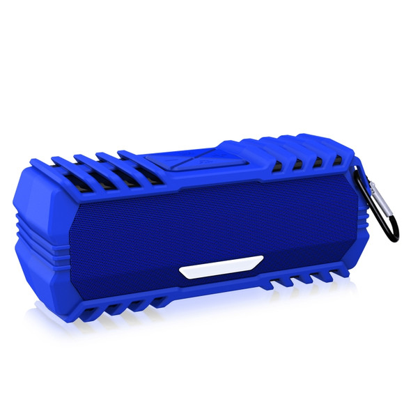 NewRixing NR-5015 Outdoor Portable Bluetooth Speakerr with Hook, Support Hands-free Call / TF Card / FM / U Disk(Blue)