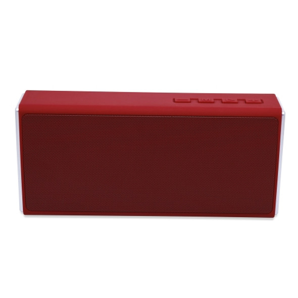 NewRixing NR-5012 Desktop Plating Bluetooth Speakerr, Support Hands-free Call / TF Card / FM / U Disk(Red)