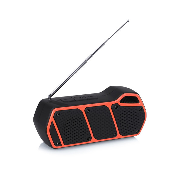NewRixing NR-5011fm Outdoor Portable Bluetooth Speakerr, Support Hands-free Call / TF Card / FM / U Disk(Orange)