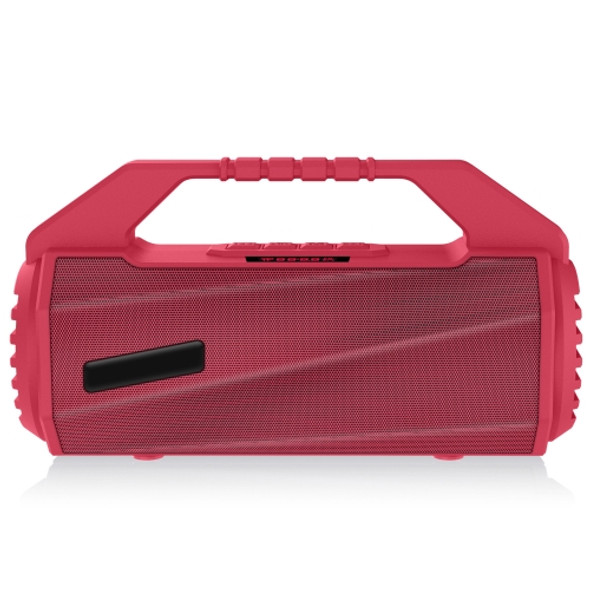 NewRixing NR-4025P with Screen Outdoor Splash-proof Water Portable Bluetooth Speaker, Support Hands-free Call / TF Card / FM / U Disk(Red)