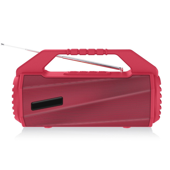 NewRixing NR-4025FM Outdoor Splash-proof Water Portable Bluetooth Speaker, Support Hands-free Call / TF Card / FM / U Disk(Red)