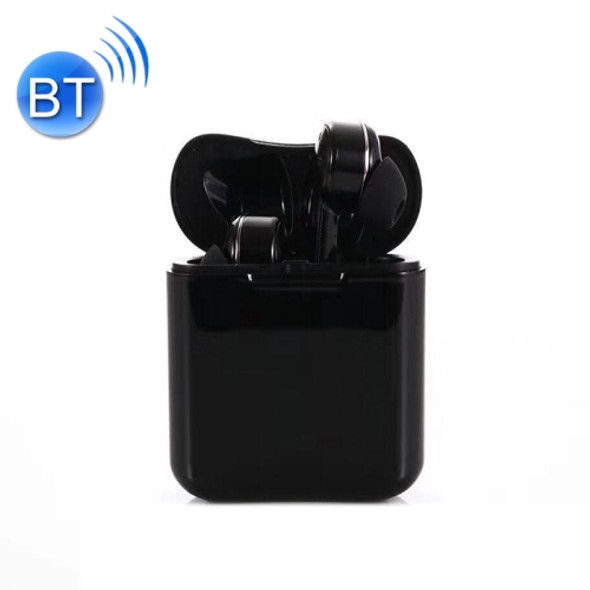 TWS2 Bluetooth TWS5.0 Copper Ring Speaker Binaural True Stereo Touch Bluetooth Earphones(Black)