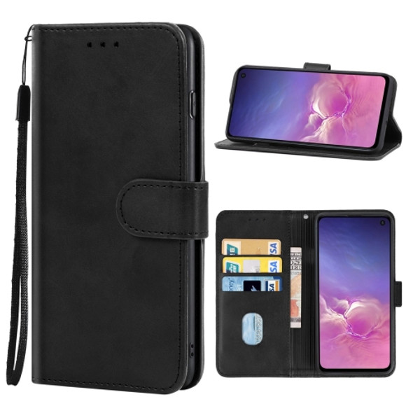 Leather Phone Case For Samsung Galaxy S10e(Black)