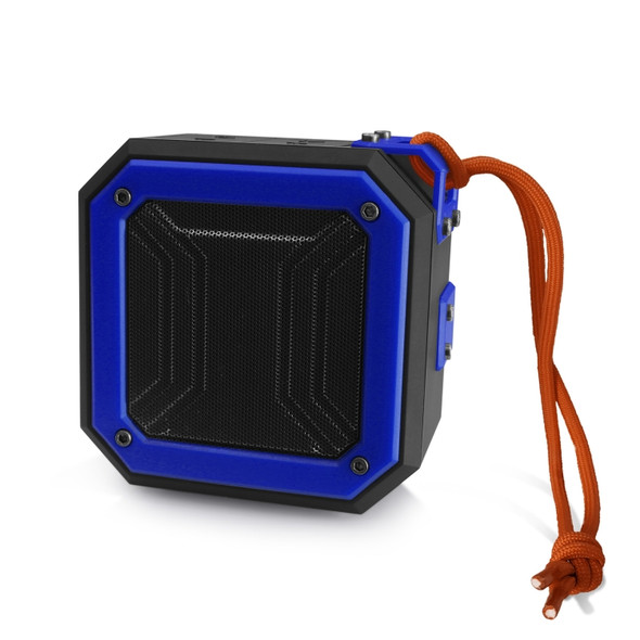 New Rixing NR-103 Mini TWS Bluetooth Speaker with Lanyard(Blue)