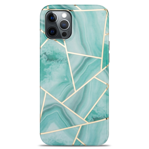 Splicing Marble Pattern TPU Protective Case For iPhone 11 Pro(Green)