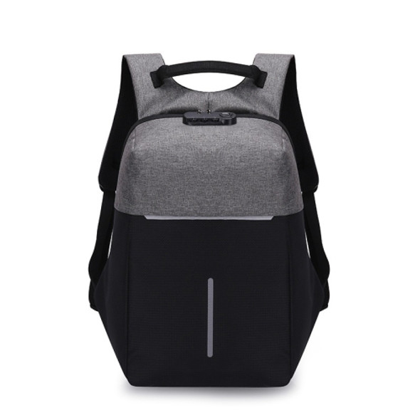 Multi-Function Oxford Portable Casual Double Shoulders School Bag Travel Backpack Bag with USB Charging