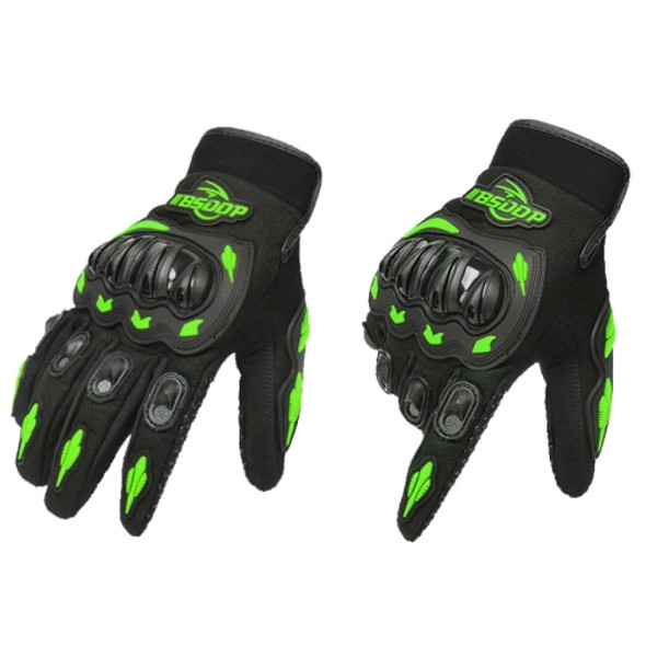 BSDDP RH-A010 Motorcycle Riding Gloves Anti-Slip Wear-resisting Outdoor Gloves, Size: M(Green)