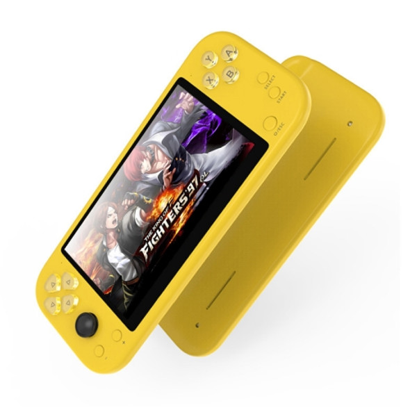 X20 LIFE Classic Games Handheld Game Console with 5.1 inch Screen & 8GB Memory, Support HDMI Output(Yellow)