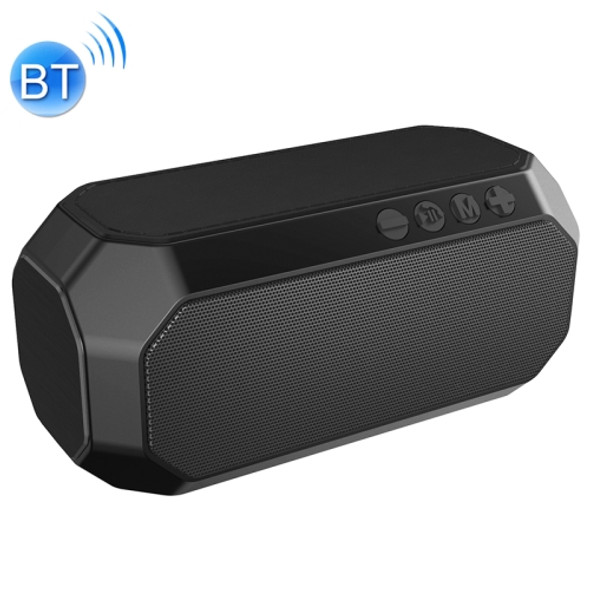 NewRixing NR-4000 TWS Mesh Polygon Music Box Concept Bluetooth Speaker(Black)