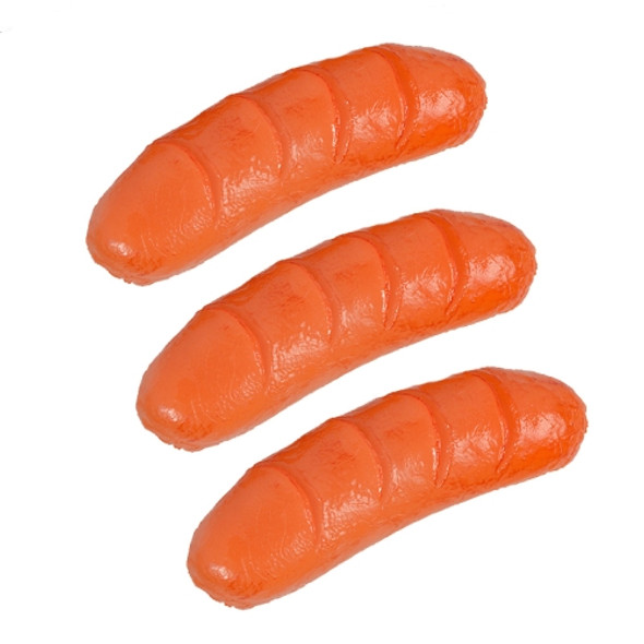 3 PCS Hot Dog Simulation Food Model Photo Photography Props