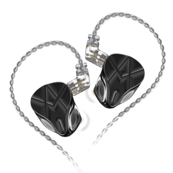 KZ ASF 10-unit Balance Armature Monitor HiFi In-Ear Wired Earphone No Mic(Black)