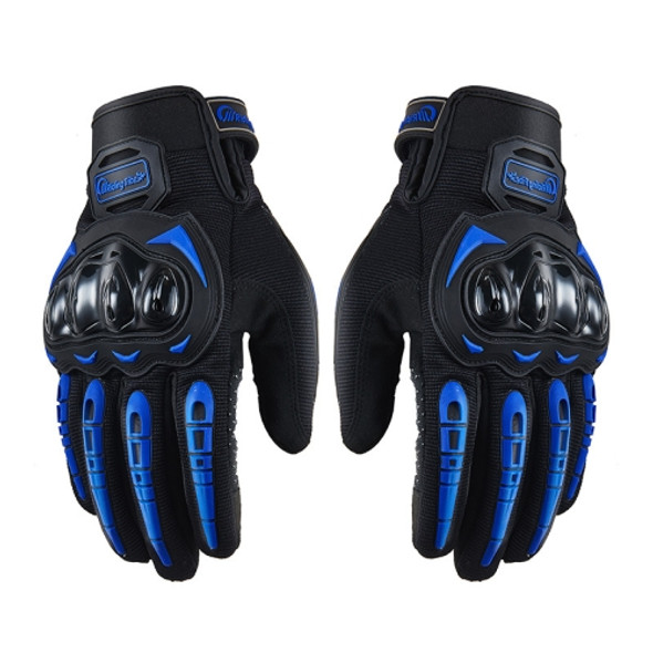 Riding Tribe MCS-17 Motorcycle Gloves Touch Screen Outdoor Riding Gloves, Size: M(Blue)