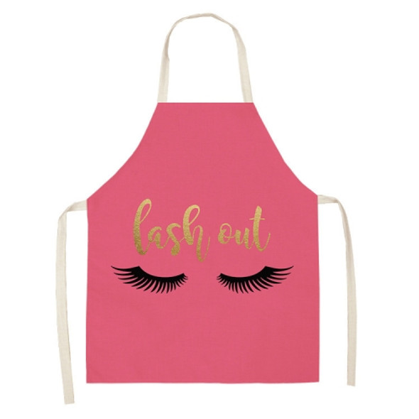 2 PCS Kitchen Linen Heart-Shaped Letters Fashion Sleeveless Apron, Specification: 45x56 cm(MeI6014)